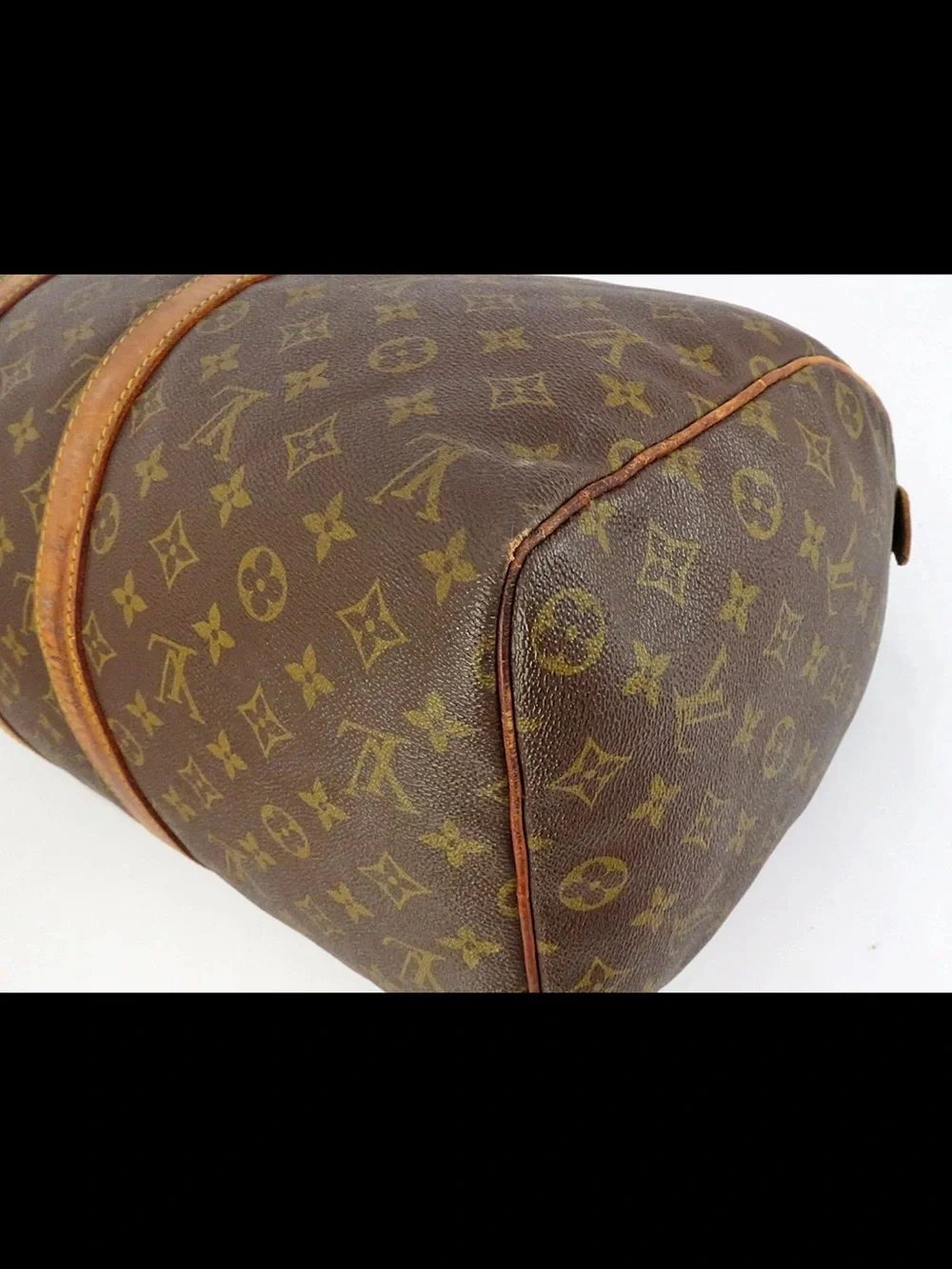 Louis Vuitton Brown Monogram Keepall Duffle Bag